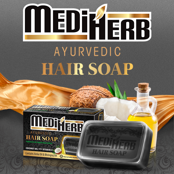 periscoop Blauwdruk muur MediHerb “Black” Hair Soap Believes In Enhancing Natural Beauty — Trade  Kings Group